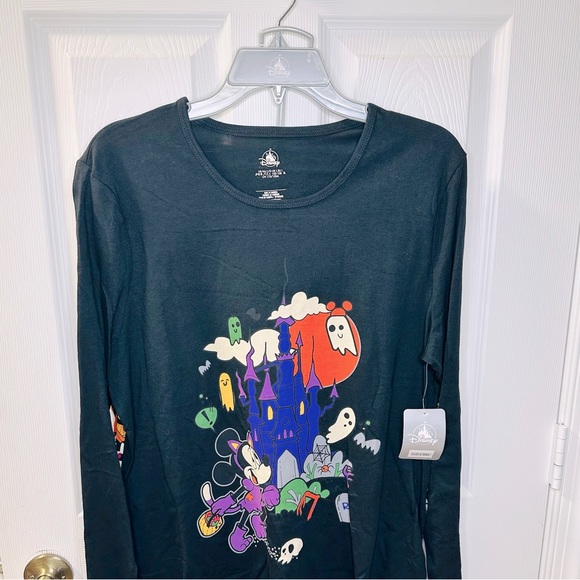 NEW Disney Mickey Mouse and Friends Halloween Pajama Set - Adult Size Large - Picture 6 of 7